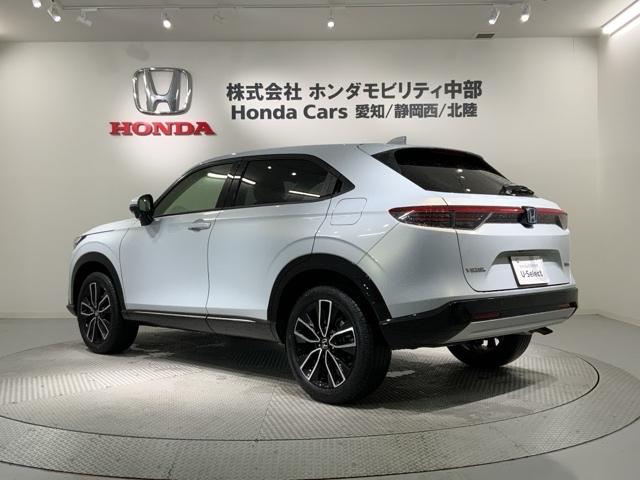 ヴェゼル ｅ：ＨＥＶＺ　ＨＳＥＮＳＩＮＧ　新車保証　試乗車　ワンオーナ－　純正ナビ　Ｔｖ　Ｒカメラ　ＢＴオーディオ　ＥＴＣ　ＬＥＤライト　ＶＳＡ　シ－トヒ－タ－　クルコン　アルミ　スマ－トキ－　盗難防止装置　整備記録簿（48枚目）