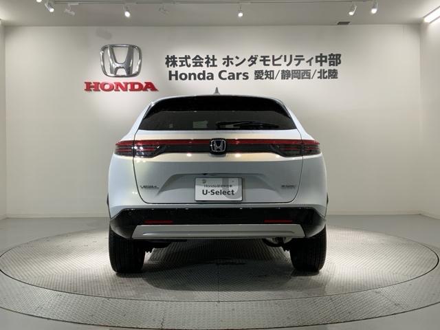 ヴェゼル ｅ：ＨＥＶＺ　ＨＳＥＮＳＩＮＧ　新車保証　試乗車　ワンオーナ－　純正ナビ　Ｔｖ　Ｒカメラ　ＢＴオーディオ　ＥＴＣ　ＬＥＤライト　ＶＳＡ　シ－トヒ－タ－　クルコン　アルミ　スマ－トキ－　盗難防止装置　整備記録簿（49枚目）