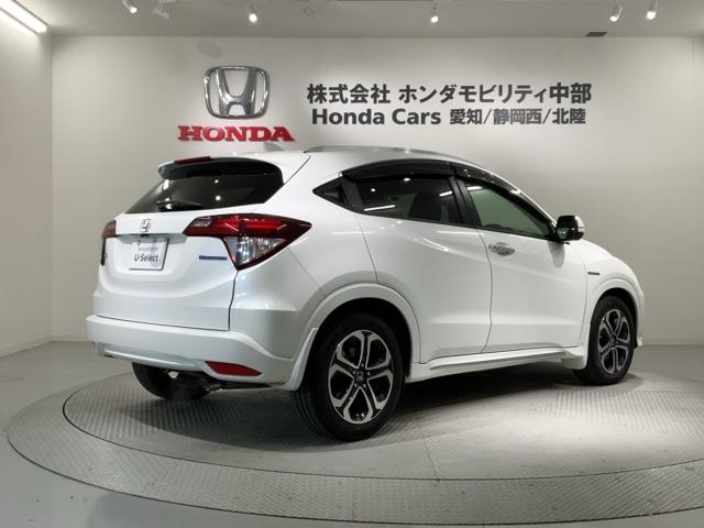 ヴェゼル ハイブリッドZ・ホンダセンシング 1年保証 ワンオーナー ナビVXM-165VFi TV Rカメラ CD録音 BTオ-ディオ DVD ドラレコ ETC LEDライト VSA シ-トヒ-タ- クルコン アルミ スマ-トキ- 盗難防止装置(50枚目)