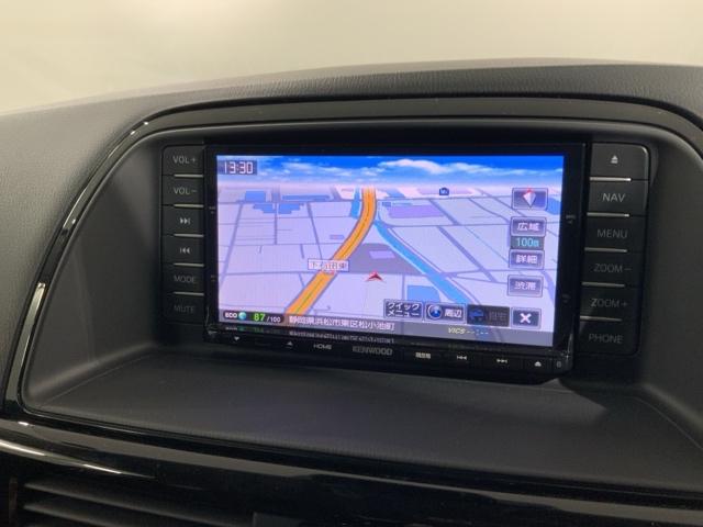ＣＸ－５ ＸＤ　１年保証　ナビ　ＴＶ　Ｒカメラ　ＢＴオ－ディオ　ＤＶＤ　衝突軽減Ｂ　ＨＩＤ　横滑り防止　クルコン　アルミ　スマ－トキ－　スペアキ－　盗難防止装置　整備記録簿　ドアバイザ－　Ｗエアバッグ　ＡＡＣ　ＡＢＳ（3枚目）