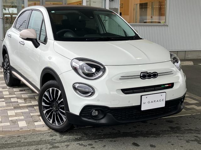 ５００Ｘ ブレッザ　１００台限定車　電動開閉式ベージュソフトトップ　純正ディスプレーオーディオ　バックカメラ　ＥＴＣ（2枚目）