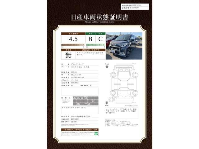 ムーヴ ６６０　カスタム　ＲＳ　ＳＡＩＩ　ナビＥＴＣドラレコ　パワーウィンド　誤発進抑制機能　パワーステアリング　バックモニター　ワンセグ　キーフリーシステム　オートエアコン　スマートキー＆プッシュスタート　ＥＴＣ　メモリーナビ　記録簿　ワンオーナー車（2枚目）