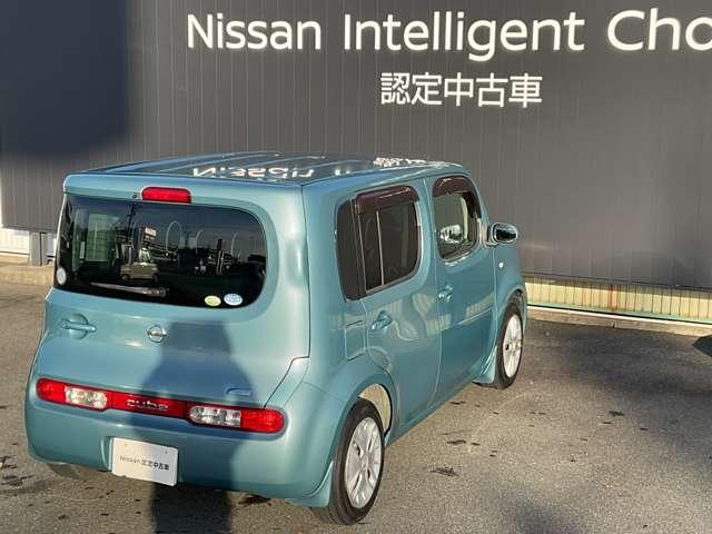 キューブ １．５　１５Ｘ　インディゴ　＋プラズマ　メモリーナビ　ワンセグテレビ　ＷＳＲＳ　スマキー　盗難防止システム　フルオートエアコン　パワーステアリング　パワーウィンドウ　ＡＢＳ　キーレスキー　ワンセグＴＶ　メモリーナビ　運転席エアバッグ　ＴＶナビ（9枚目）