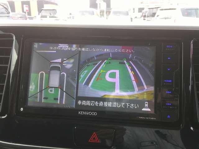 デイズルークス ハイウェイスターターボ メモリーナビ 地デジ アラウンドビュ アランドビューカメラ 両側オートスライドD スマートキーPスタート バックカメラ エアコン アルミホイール サイドカメラ パワーウィンドウ ABS キーレスエントリー メモリーナビ ワンセグTV(4枚目)