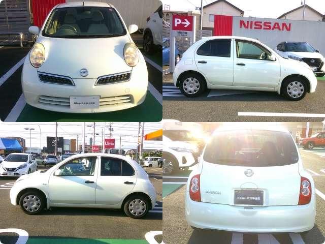 マーチ １２Ｓ　社外ＣＤ・カセットデッキ　５速マニュアル　キ－レス　パワーウインドウ　運転席助手席エアバッグ　パワーステアリング　マニュアルエアコン　エアバック（6枚目）