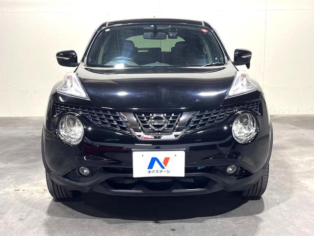 ジューク 15RX SDナビ バックカメラ スマートキー ETC オートライト オートエアコン Bluetooth CD DVD再生(14枚目)