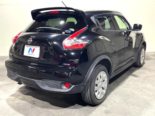 ジューク 15RX SDナビ バックカメラ スマートキー ETC オートライト オートエアコン Bluetooth CD DVD再生(17枚目)