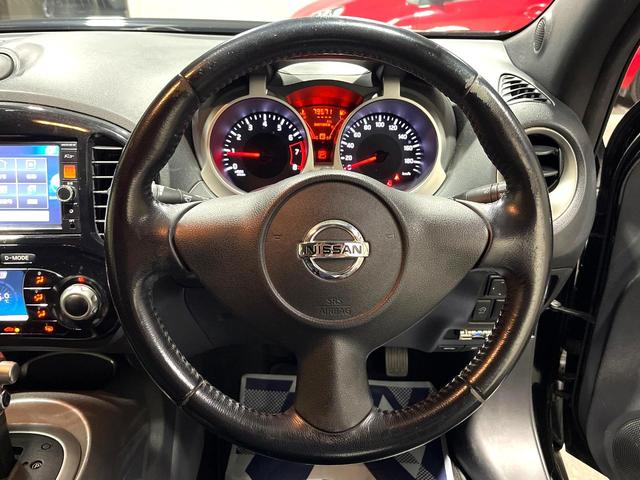 ジューク 15RX SDナビ バックカメラ スマートキー ETC オートライト オートエアコン Bluetooth CD DVD再生(21枚目)