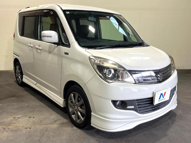 ソリオ ブラック＆ホワイト　電動スライドドア　ＳＤナビ　禁煙車　シートヒーター　スマートキー　ＨＩＤヘッド　ＥＴＣ　オートライト　オートエアコン　純正１５インチアルミ　ＣＤ　ＤＶＤ再生　フルセグ（16枚目）