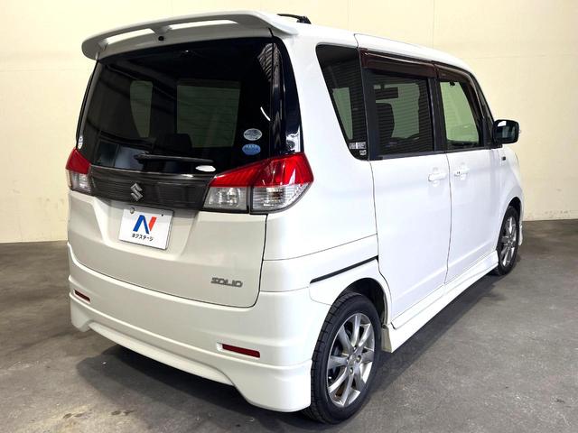 ソリオ ブラック＆ホワイト　電動スライドドア　ＳＤナビ　禁煙車　シートヒーター　スマートキー　ＨＩＤヘッド　ＥＴＣ　オートライト　オートエアコン　純正１５インチアルミ　ＣＤ　ＤＶＤ再生　フルセグ（17枚目）