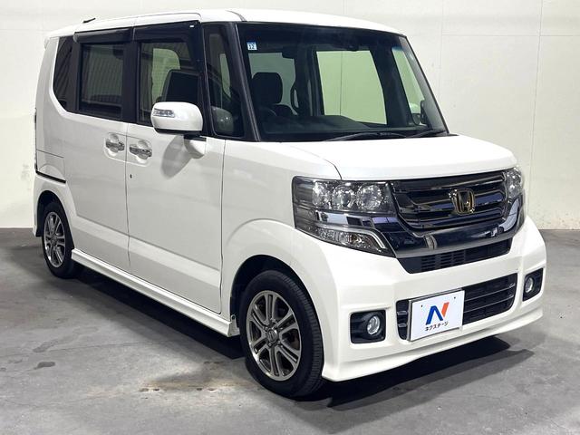 Ｎ－ＢＯＸカスタム Ｇ・ＬパッケージＳＳパッケージ　両側電動ドア　純正ＨＤＤナビ　バックカメラ　衝突被害軽減システム　禁煙車　スマートキー　ＨＩＤヘッド　ＥＴＣ　純正１４インチアルミ　オートエアコン　Ｂｌｕｅｔｏｏｔｈ　ＣＤ　ＤＶＤ再生　フルセグ（18枚目）