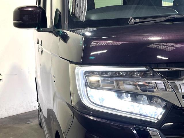 Ｎ－ＢＯＸカスタム Ｌ　両側電動ドア　純正ＳＤナビ　バックカメラ　レーダークルーズ　禁煙車　ドラレコ　コーナーセンサー　スマートキー　ＬＥＤヘッド　ナビ連動ＥＴＣ　純正１４インチアルミ　車線逸脱警報（14枚目）
