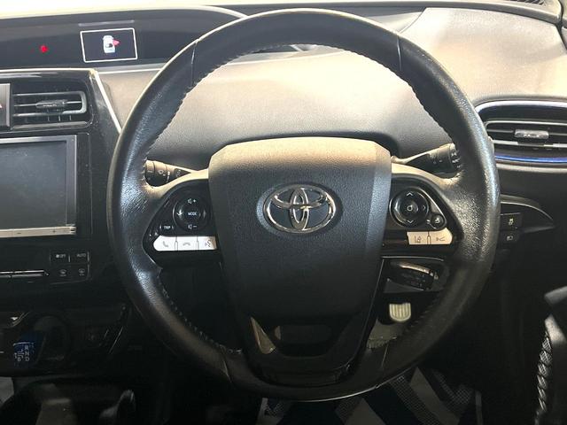 プリウス Sツーリングセレクション HDDナビ バックカメラ 衝突被害軽減システム レーダークルーズ 禁煙車 レザー調シート ドラレコ コーナーセンサー スマートキー LEDヘッド ETC 純正17インチアルミ オートハイビーム(14枚目)