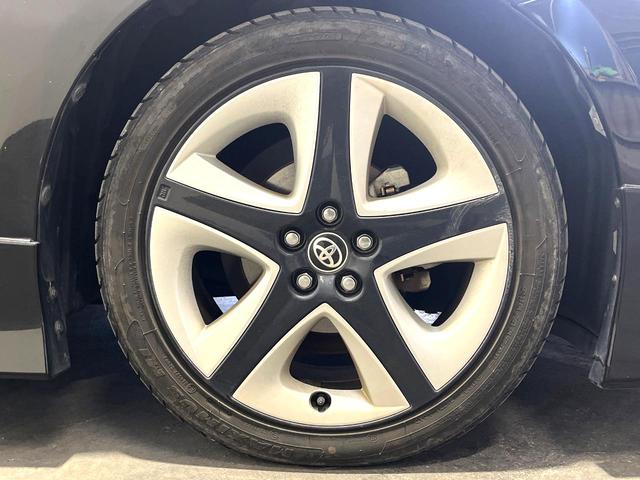 プリウス Sツーリングセレクション HDDナビ バックカメラ 衝突被害軽減システム レーダークルーズ 禁煙車 レザー調シート ドラレコ コーナーセンサー スマートキー LEDヘッド ETC 純正17インチアルミ オートハイビーム(33枚目)