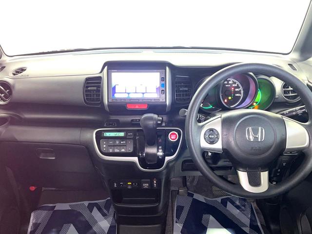 N-BOX G SSパッケージ 両側電動ドア バックカメラ 衝突被害軽減システム 禁煙車 スマートキー HIDヘッド ナビ連動ETC オートライト オートエアコン Bluetooth CD DVD再生 フルセグ(2枚目)