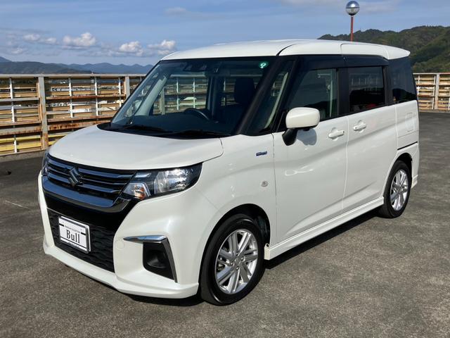 ソリオ ハイブリッドMX 純正DAナビ地デジ全方位カメラスズキセーフティサポート左側電動スライドドアレーダークルーズコントロールPセンサーアイドリングストップシートヒータースマートキープッシュスタートETC(3枚目)