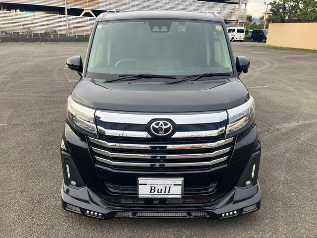 ルーミー カスタムＧ－Ｔ　純正９インチナビ　地デジ　アラウンドビューモニター　両側パワースライドドア　パーキングセンサー　アイドリングストップ　レーダークルーズコントロール　社外１７インチＡＷ　ＲＯＷＥＮフルエアロ　マフラー（2枚目）