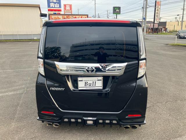 ルーミー カスタムＧ－Ｔ　純正９インチナビ　地デジ　アラウンドビューモニター　両側パワースライドドア　パーキングセンサー　アイドリングストップ　レーダークルーズコントロール　社外１７インチＡＷ　ＲＯＷＥＮフルエアロ　マフラー（7枚目）