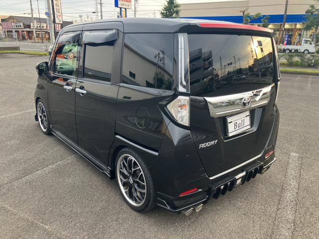 ルーミー カスタムＧ－Ｔ　純正９インチナビ　地デジ　アラウンドビューモニター　両側パワースライドドア　パーキングセンサー　アイドリングストップ　レーダークルーズコントロール　社外１７インチＡＷ　ＲＯＷＥＮフルエアロ　マフラー（8枚目）