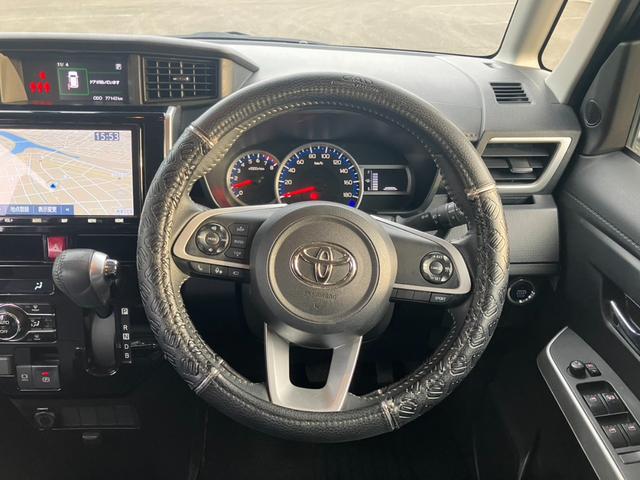 ルーミー カスタムＧ－Ｔ　純正９インチナビ　地デジ　アラウンドビューモニター　両側パワースライドドア　パーキングセンサー　アイドリングストップ　レーダークルーズコントロール　社外１７インチＡＷ　ＲＯＷＥＮフルエアロ　マフラー（14枚目）