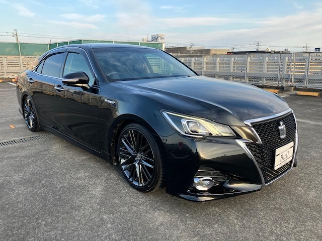 クラウンハイブリッド アスリートＳ　純正ナビ地デジバックカメラスマートキープッシュスタートＥＴＣＬＥＤヘッドライトパワーシートローダウンクルーズコントロール（2枚目）