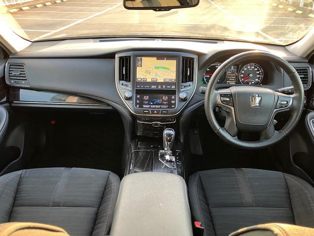 クラウンハイブリッド アスリートＳ　純正ナビ地デジバックカメラスマートキープッシュスタートＥＴＣＬＥＤヘッドライトパワーシートローダウンクルーズコントロール（14枚目）