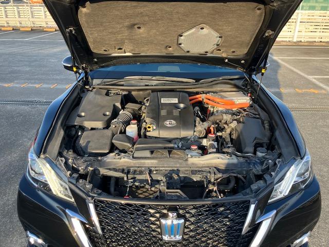 クラウンハイブリッド アスリートＳ　純正ナビ地デジバックカメラスマートキープッシュスタートＥＴＣＬＥＤヘッドライトパワーシートローダウンクルーズコントロール（20枚目）