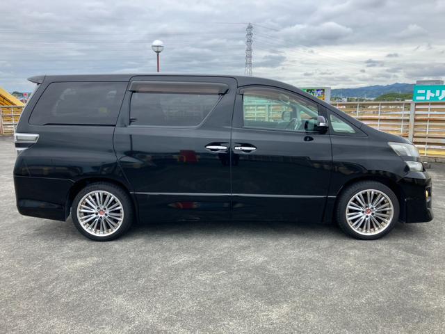 ヴェルファイア 2.4Z アルパインナビ 地デジ バックカメラ フリップダウンモニター 両側パワースライドドア パーキングセンサー 社外19インチAW スマートキー プッシュスタート ETC(5枚目)