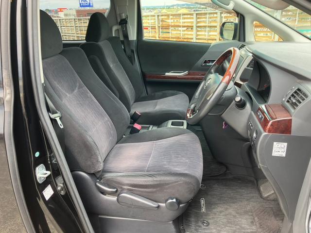 ヴェルファイア 2.4Z アルパインナビ 地デジ バックカメラ フリップダウンモニター 両側パワースライドドア パーキングセンサー 社外19インチAW スマートキー プッシュスタート ETC(9枚目)