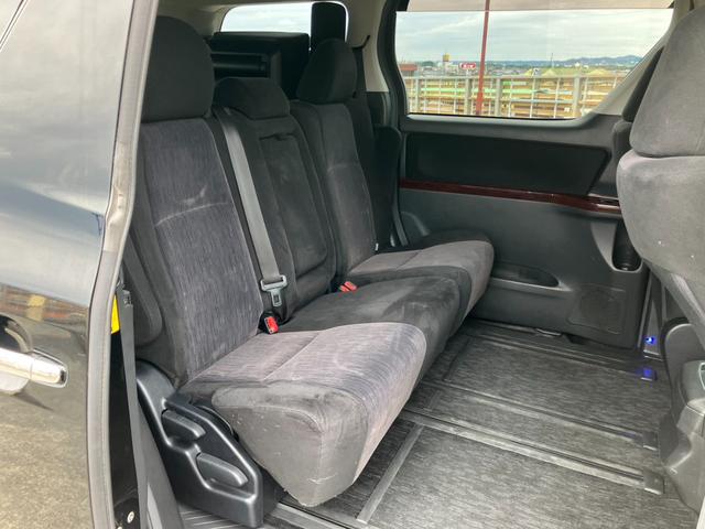 ヴェルファイア 2.4Z アルパインナビ 地デジ バックカメラ フリップダウンモニター 両側パワースライドドア パーキングセンサー 社外19インチAW スマートキー プッシュスタート ETC(10枚目)