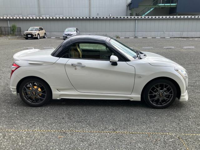 コペン ローブ S BBS16インチアルミビルシュタイン足回り社外エアロHKSマフラーストラーダナビTVバックカメラユーザー買取車(4枚目)