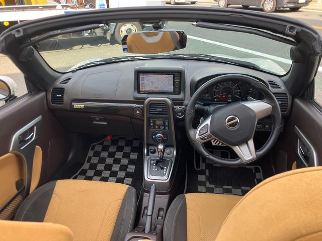 コペン ローブ S BBS16インチアルミビルシュタイン足回り社外エアロHKSマフラーストラーダナビTVバックカメラユーザー買取車(13枚目)