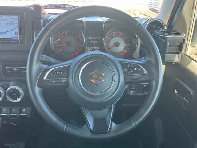 ジムニー ＸＣ　スマートキーＰスタートＥＴＣ社外ナビ地デジＢカメラデュアルセンサーブレーキサポート誤発進抑制機能クルーズコントロール標識認識機能ヒルディセントコントロールＬＥＤヘッドランプフロントフォグ（13枚目）