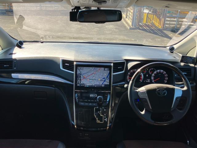 アルファード 240S タイプゴールドII アルパインナビ 地デジ バックカメラ 両側パワスラ 黒ハーフレザー パワーバックドア 社外フルエアロ 社外マフラー 社外20インチAW パーキングセンサー トヨタセーフティセンス ETC(13枚目)