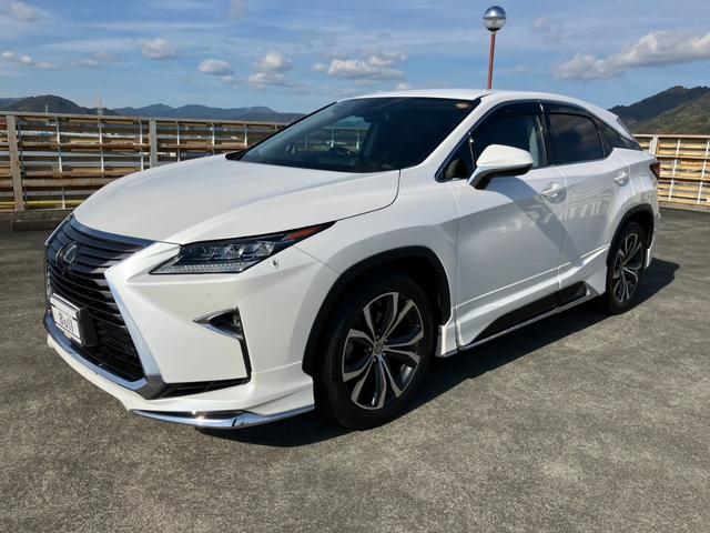 ＲＸ ＲＸ２００ｔ　バージョンＬ　純正ナビ地デジＢカメラ（３６０°）モデリスタエアロ黒革シートパワーシートレクサスセーフティシステムレーダークルーズコントロールシートエアコンステアリングヒーター３眼ヘッドライトＥＴＣ２．０（3枚目）