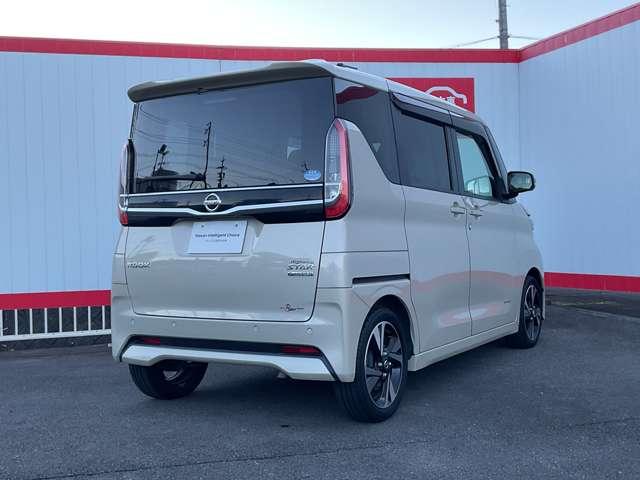 ルークス 660 ハイウェイスターGターボ プロパイロット エディション アラウンドビュ プリクラッシュセーフティー メモリナビ 電動スライドドア ETC アイドリングストップ ドライブレコーダー 整備記録簿 AC TVナビ カーテンエアバッグ PS アルミホイール PW(3枚目)