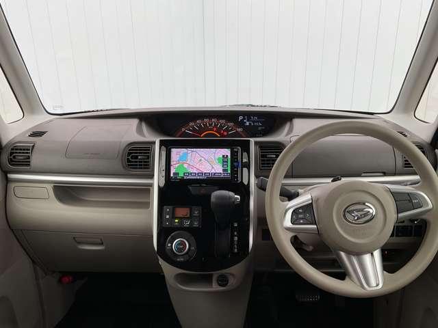 タント 660 Xターボ SAIII 両側スライド片側電動ドア 衝突被害軽減ブレーキ ETC車載器 エアバッグ 記録簿 パワーステアリング ドラレコ ワンオーナー ナビTV Bカメラ キーフリーシステム パワーウィンドウ ABS(4枚目)