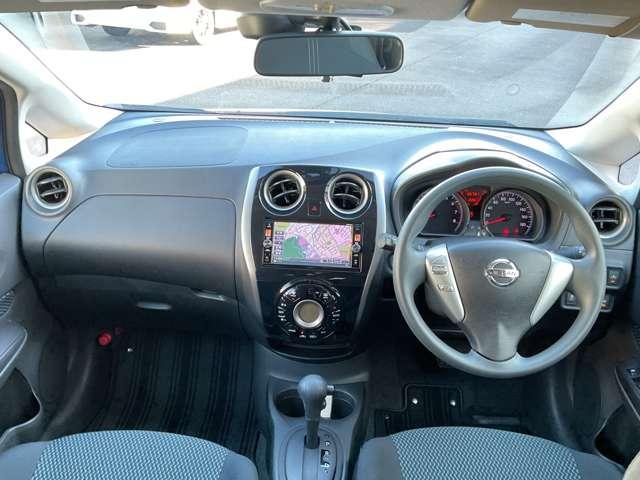 ノート 1.2 X レーダーブレーキサポート ETC搭載 Dレコ スマトキー キーレス 運転席助手席エアバッグ ナビTV ワンセグ バックカメラ エアコン パワーウィンドウ パワーステアリング ABS メモリーナビ(4枚目)