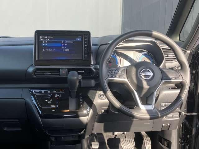 ルークス 660 ハイウェイスターX アイスト 衝突被害軽減ブレ-キ マルチビューカメラ 車線逸脱警報装置 禁煙 LED スマートキー パワーウィンドウ カーテンエアバック ナビTV バックカメラ パワステ オートエアコン 左右エアバッグ(4枚目)