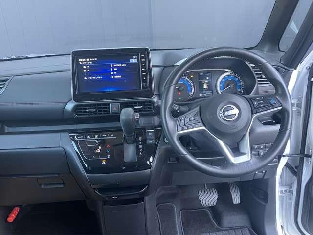 ルークス ６６０　ハイウェイスターＧターボ　プロパイロット　エディション　純正大画面ナビ・ＡＶＭ・ドラレコ　両側パワードア　アラウンドビュ　プリクラッシュセーフティー　メモリナビ　アダプティブクルコン　レーンキープ　禁煙　インテリキ－　ＬＥＤヘッドライト　アイドリングストップ　ドライブレコーダー　ＡＣ　ＰＳ（4枚目）