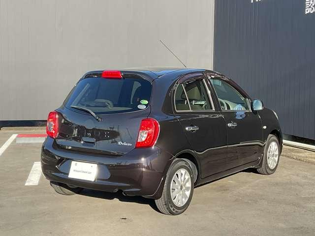 マーチ １．２　ボレロ　日産純正メモリーナビゲーション付き　ダブルエアバック　ナビＴＶ　アイドリングＳ　パワーステアリング　パワーウィンドウ　メモリーナビ　アルミ付き　ドライブレコーダー　イモビライザー　キーレス　スマートキー　ＥＴＣ　バックモニター　ＡＢＳ（3枚目）