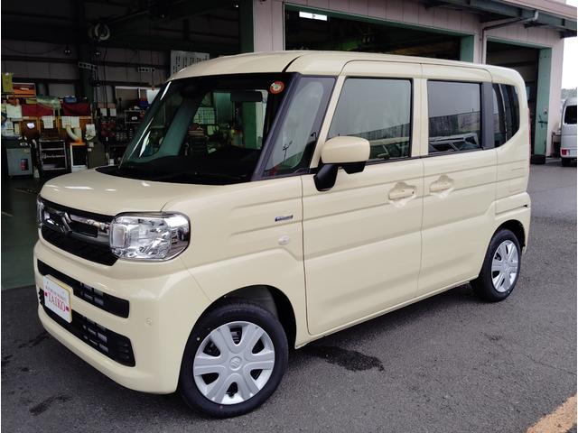 スペーシア ハイブリッドＧ　ナビ　ＤＶＤ再生可能　スズキセーフティサポート　ＬＥＤヘッドライト　キーレス　ＡＢＳ　エアバック　新車保証書　取扱説明書　プッシュスタート　スマートキー　電動格納ミラー　足踏み式ブレーキ（2枚目）