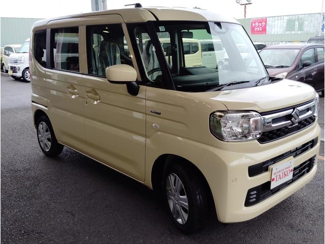 スペーシア ハイブリッドＧ　ナビ　ＤＶＤ再生可能　スズキセーフティサポート　ＬＥＤヘッドライト　キーレス　ＡＢＳ　エアバック　新車保証書　取扱説明書　プッシュスタート　スマートキー　電動格納ミラー　足踏み式ブレーキ（4枚目）