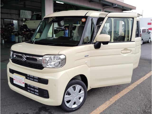 スペーシア ハイブリッドＧ　ナビ　ＤＶＤ再生可能　スズキセーフティサポート　ＬＥＤヘッドライト　キーレス　ＡＢＳ　エアバック　新車保証書　取扱説明書　プッシュスタート　スマートキー　電動格納ミラー　足踏み式ブレーキ（12枚目）