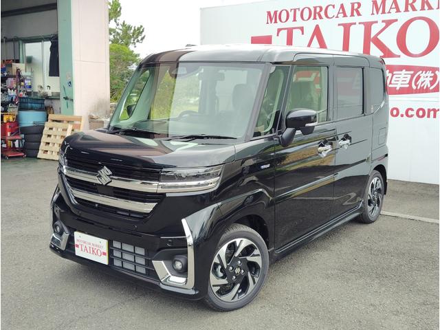 スペーシアカスタム ハイブリッドXS 電動格納ドアミラー 運転席エアバッグ 両側電動パワースライドドア LEDヘッドライト スマートキー ベンチシート 横滑り防止装置 オットマン ABS オートエアコン パワステ キーフリー 衝突軽減S(2枚目)