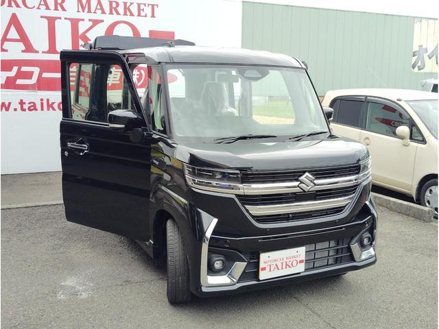 スペーシアカスタム ハイブリッドXS 電動格納ドアミラー 運転席エアバッグ 両側電動パワースライドドア LEDヘッドライト スマートキー ベンチシート 横滑り防止装置 オットマン ABS オートエアコン パワステ キーフリー 衝突軽減S(7枚目)