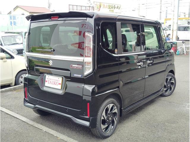 スペーシアカスタム ハイブリッドXS 電動格納ドアミラー 運転席エアバッグ 両側電動パワースライドドア LEDヘッドライト スマートキー ベンチシート 横滑り防止装置 オットマン ABS オートエアコン パワステ キーフリー 衝突軽減S(8枚目)
