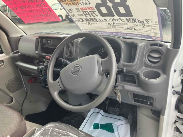 ＮＶ１００クリッパーバン ＤＸ　ＡＴ　ドライブレコーダー　両側スライドドア　キーレスエントリー　ＡＢＳ　エアコン　パワーステアリング　運転席エアバッグ　助手席エアバッグ（12枚目）