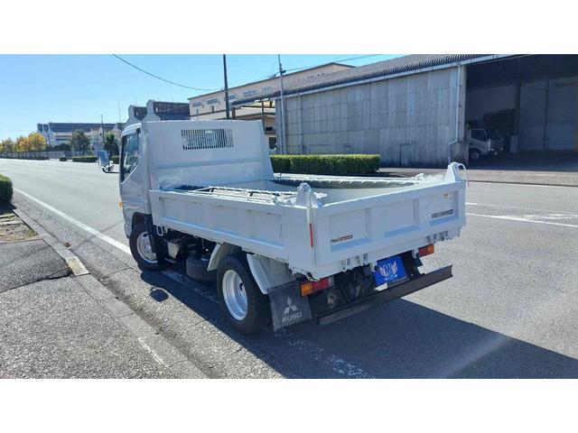 キャンター 　３ｔトラック　ダンプ　低床　ＡＴ　後輪ダブル　レーンアシスト　ＥＴＣ　キーレスエントリー　ターボ　エアコン　パワーウィンドウ　運転席エアバッグ　外装板金ペイント　コボレーン　中間ピン（8枚目）