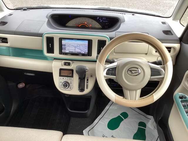 ムーヴキャンバス 660 X リミテッド メイクアップ SAII 360度モニター 社外ナビ・TV 両側パワー アイドルストップ 運転席助手席エアバッグ ナビTV キーフリーシステム ワンセグTV オートエアコン スマートキー ETC パワーウィンドウ メモリーナビ PS エアバッグ バックモニター付き 全周囲(3枚目)